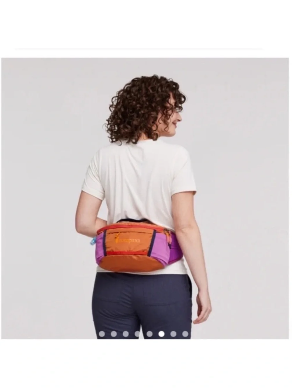 Cotopaxi Lagos 5L Hiking Hydration Hip Pack Orange Purple NWT Ventilated - Picture 9 of 10